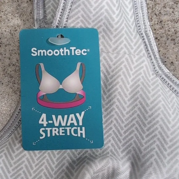 Hanes SmoothTec Bra, 4 Way Stretch. NWT, Sz 2XL + (D-DDD Cup) - Picture 7 of 9